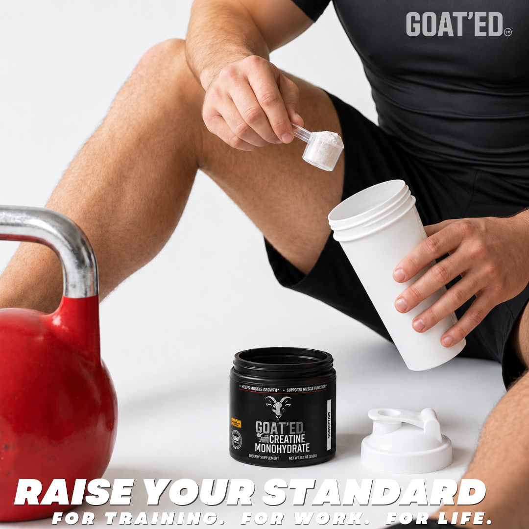 GOAT’ED CREATINE MONOHYDRATE (30 Servings)
