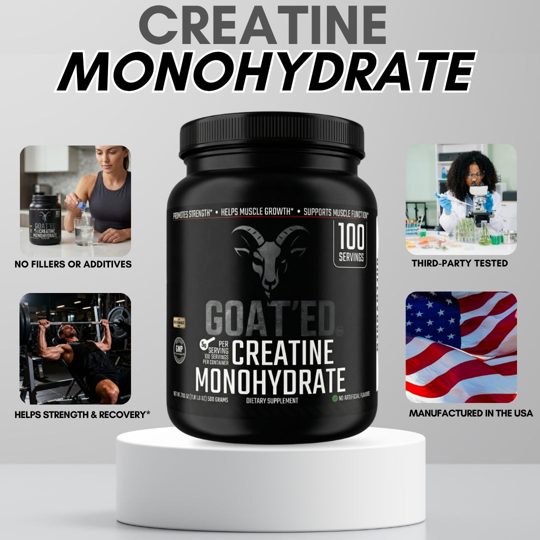 GOAT'ED CREATINE-100 SERVINGS