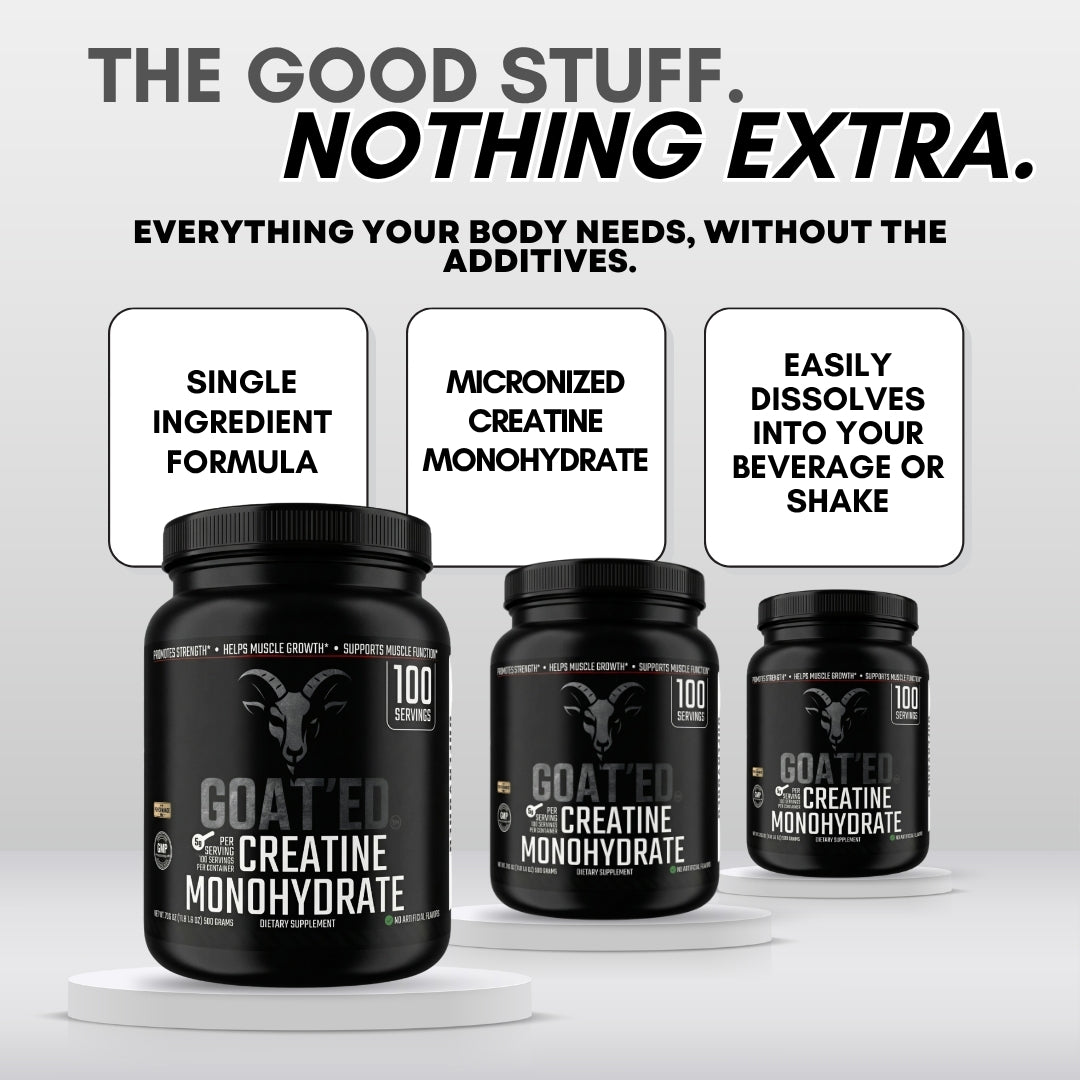 GOAT'ED CREATINE-100 SERVINGS