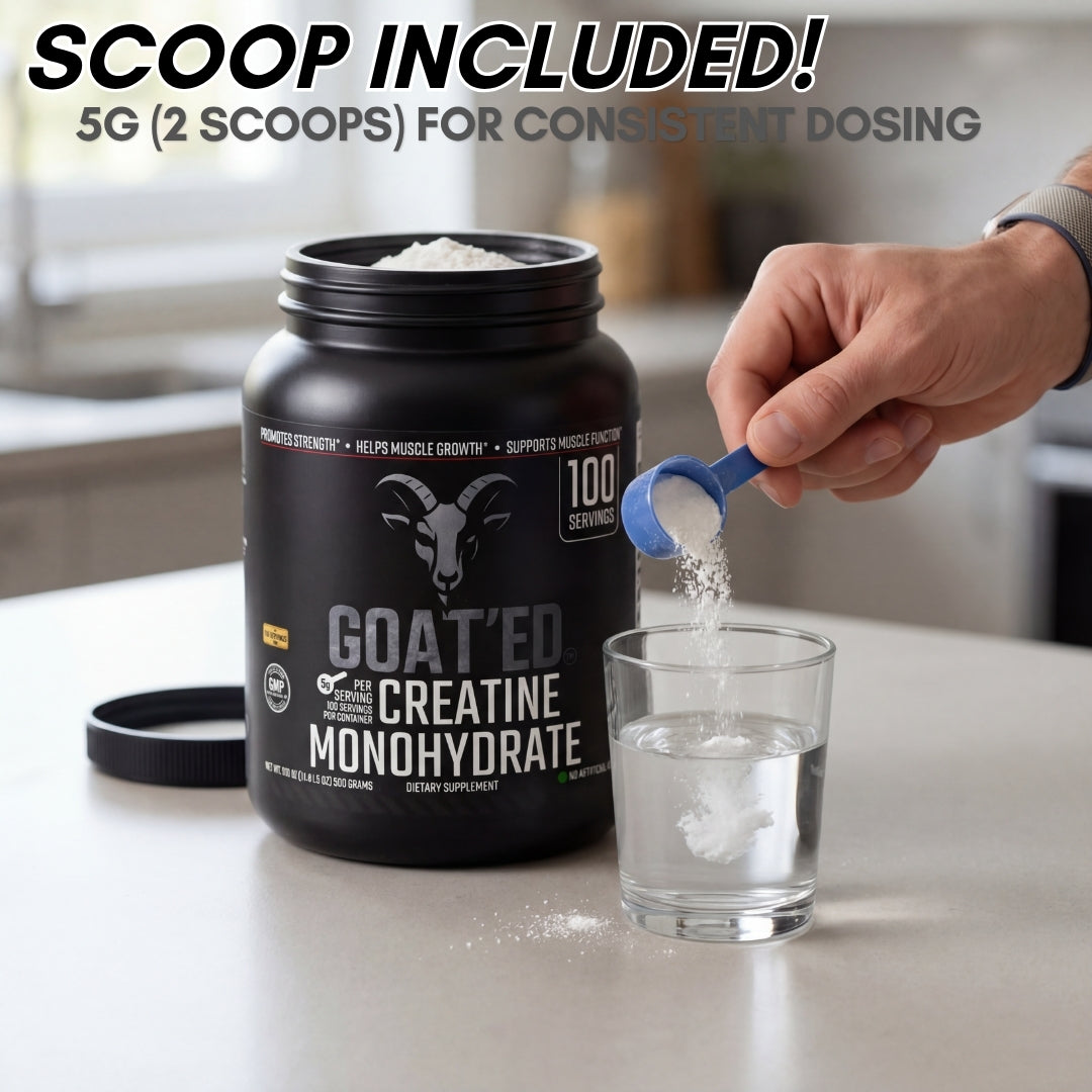 GOAT'ED CREATINE-100 SERVINGS