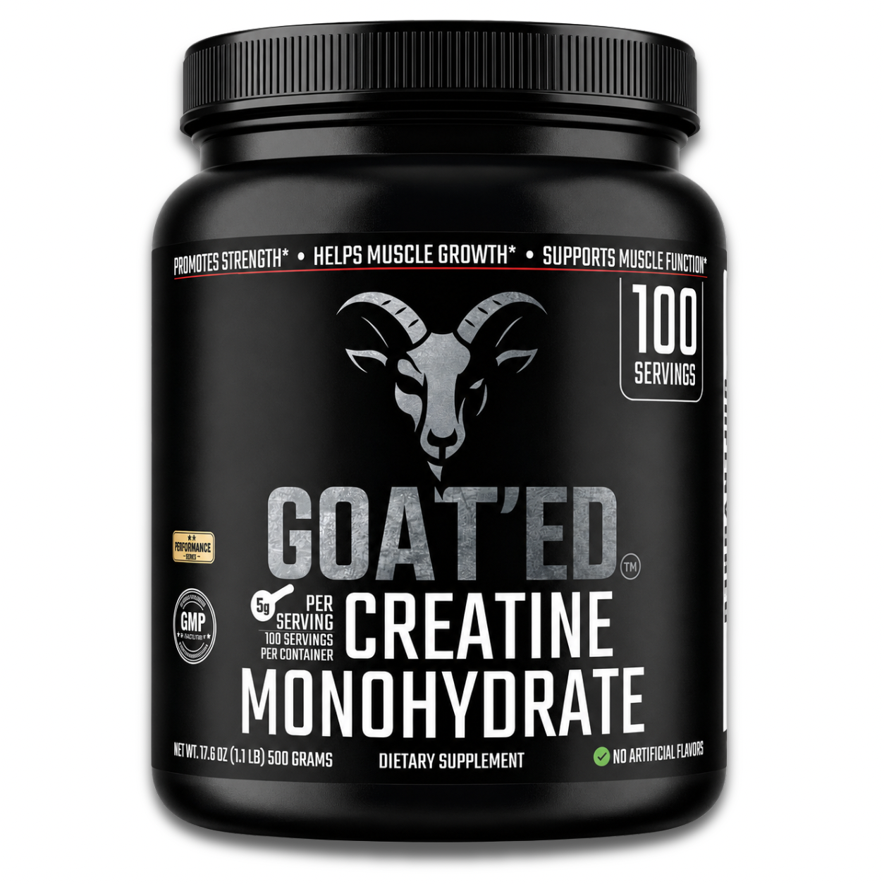 GOAT'ED CREATINE-100 SERVINGS
