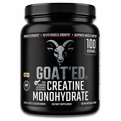 GOAT'ED CREATINE MONOHYDRATE (100 Servings)