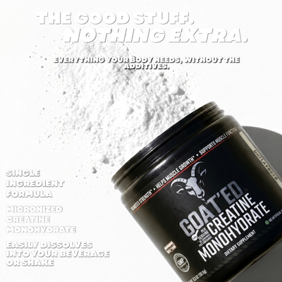 GOAT’ED CREATINE MONOHYDRATE (30 Servings)