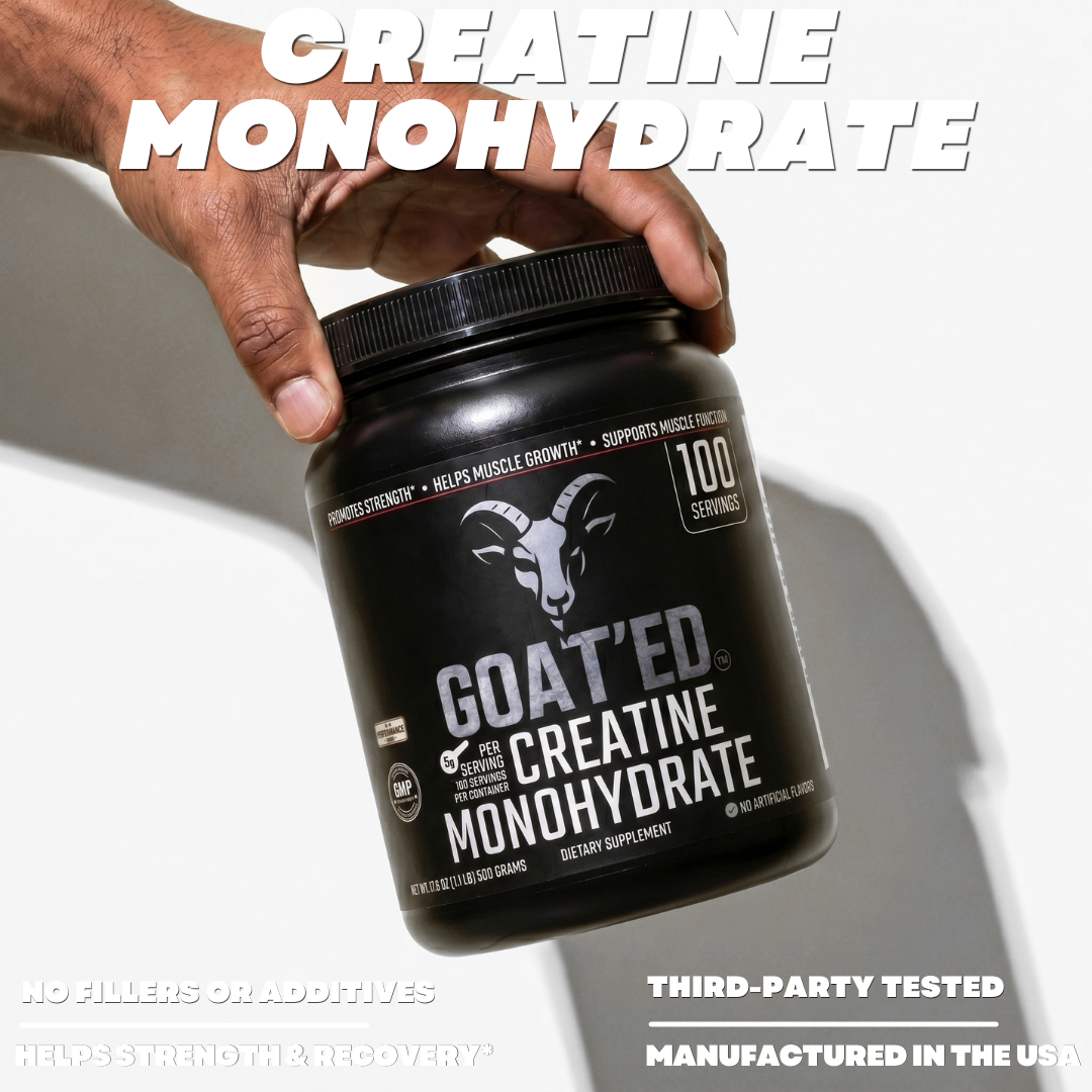 GOAT'ED CREATINE MONOHYDRATE (100 Servings)