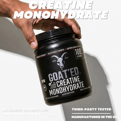 GOAT'ED CREATINE MONOHYDRATE (100 Servings)
