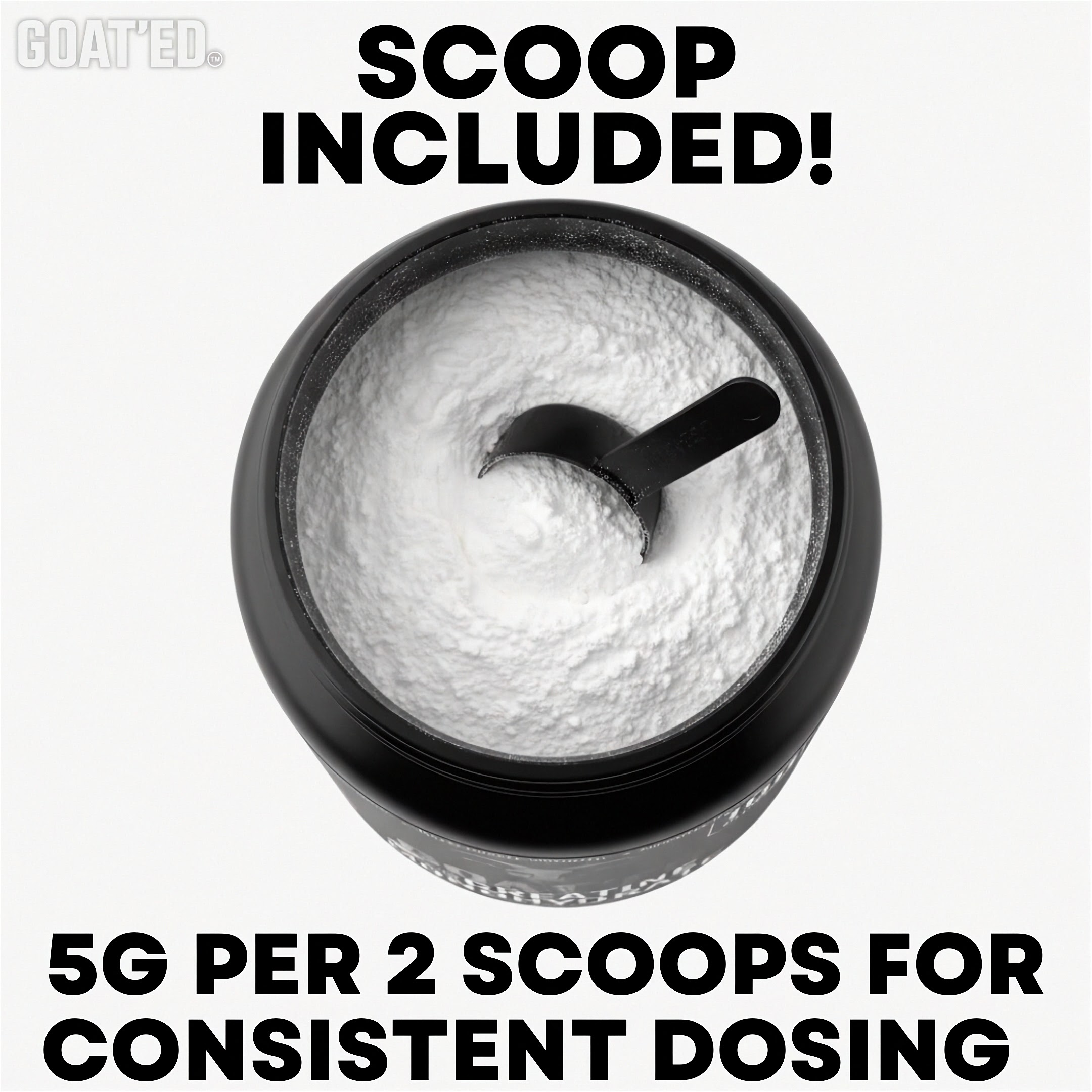 GOAT'ED CREATINE-100 SERVINGS