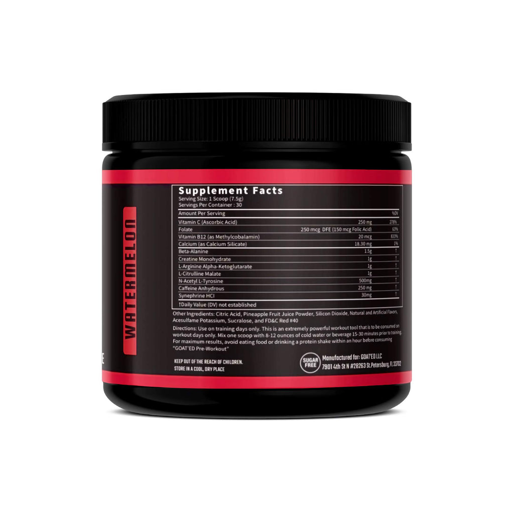 GOAT’ED WATERMELON PREWORKOUT