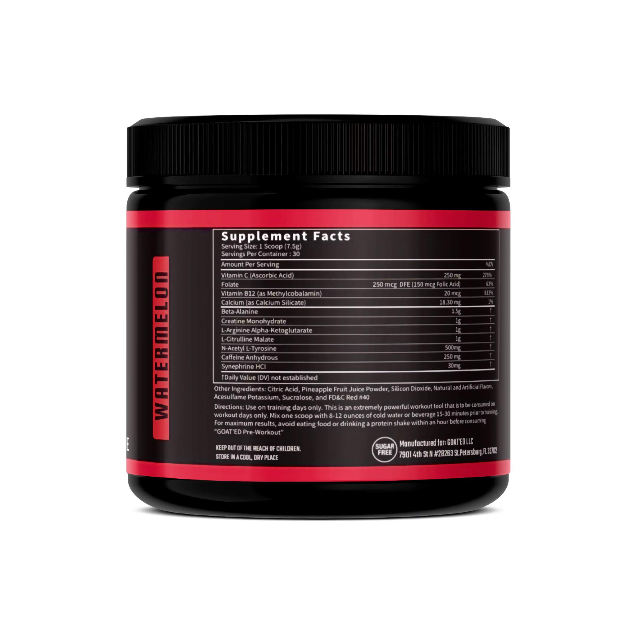 GOAT’ED WATERMELON PREWORKOUT